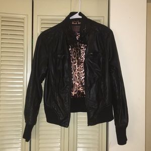 Leather jacket